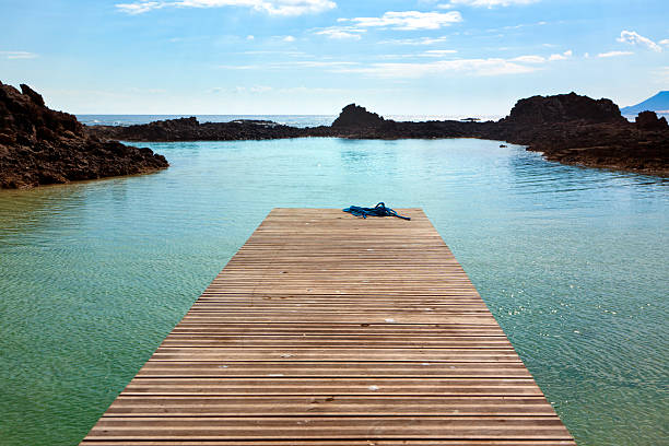 istock Jetty in a lagoon at Los Lobos 159030563