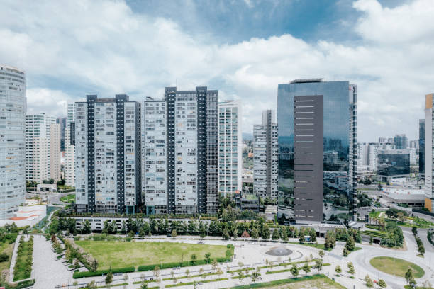 istock Modern buildings in Mexico City 1590327584