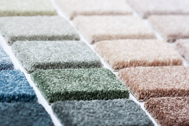 Carpet Samples Carpet Samples in Many Shades and Colors carpet sample stock pictures, royalty-free photos & images