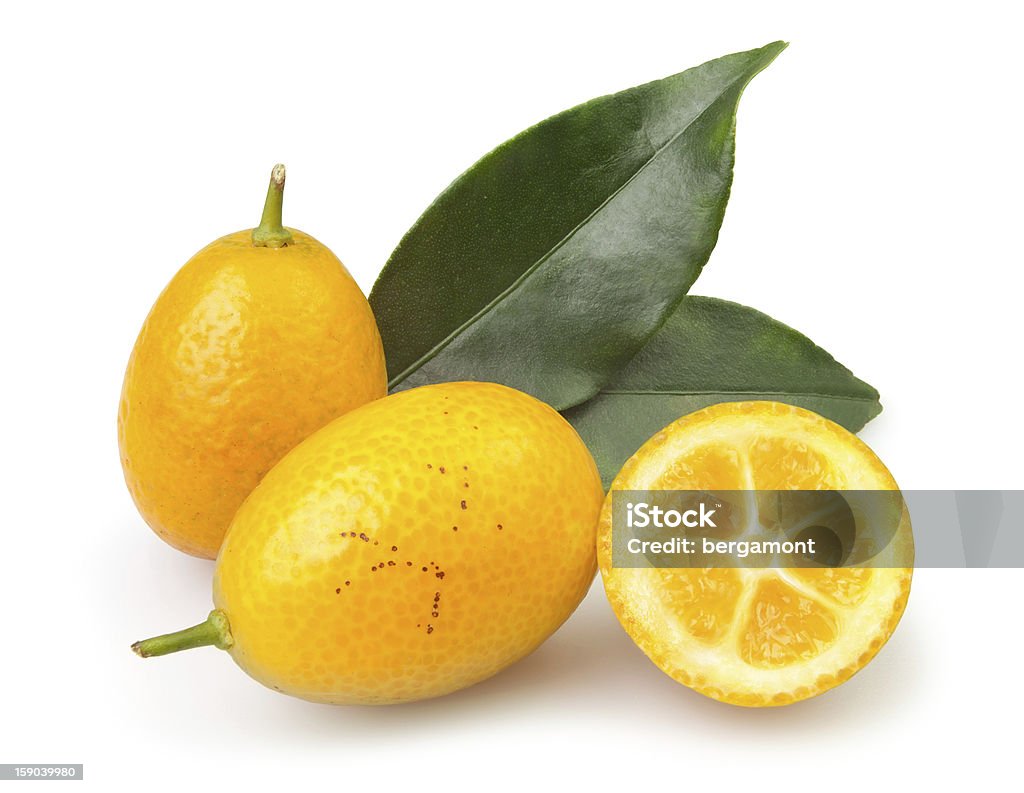 cumquat Schnitt - Lizenzfrei Blatt - Pflanzenbestandteile Stock-Foto