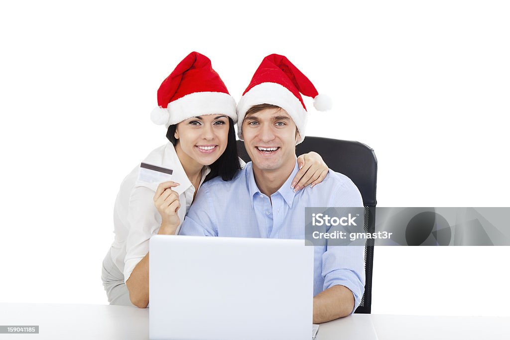 クリスマスのカップル - インターネットのロイヤリティフリーストックフォト