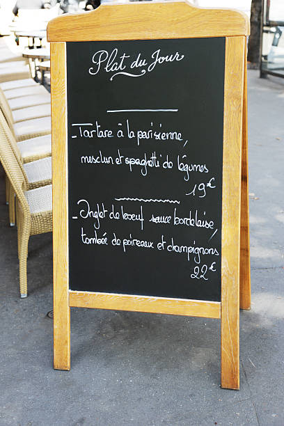 istock menu of the restaurant 159043842
