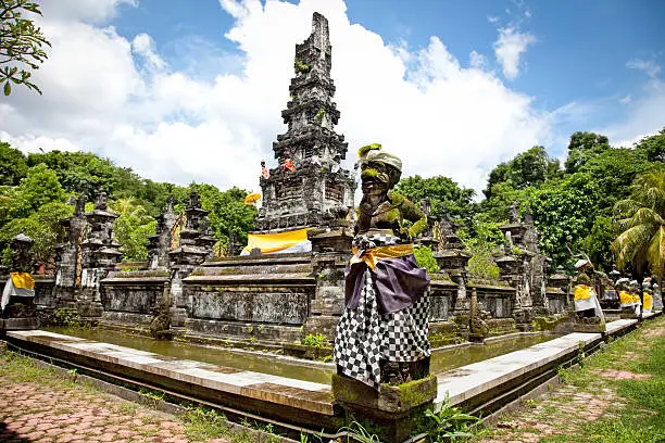 Pura Jagatnatha Temple was built  1953. in Denpasar, Bali, Indonesia