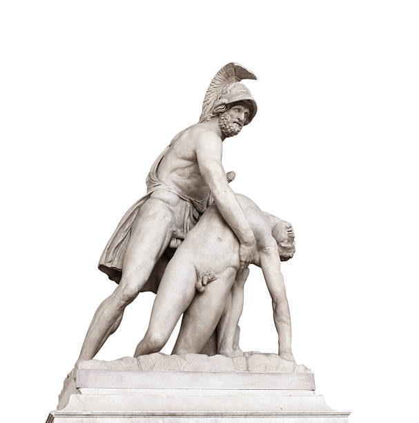 istock Menelaus supporting body of Patroclus 159044079