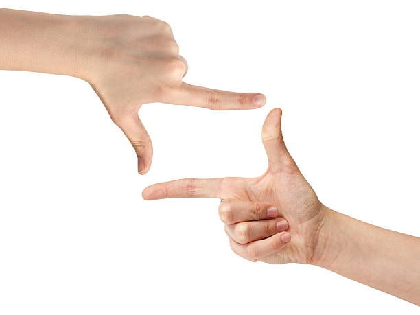 istock female teen hand showing open frame 159044244