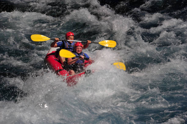 Free Stock Photo of Two People on a Raft in the Water | Download Free ...