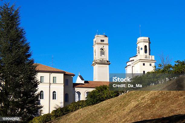 Catholic Religious School In Venegono Inferiore Stock Photo - Download Image Now - Blue, Built Structure, Christianity