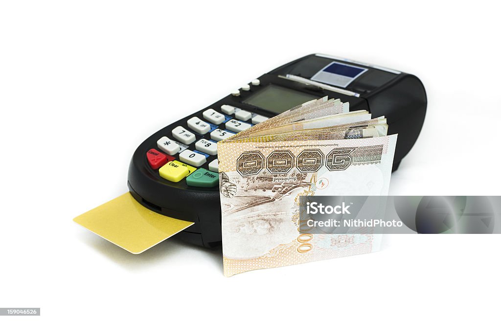 Macchina di carta di credito - Foto stock royalty-free di Affari