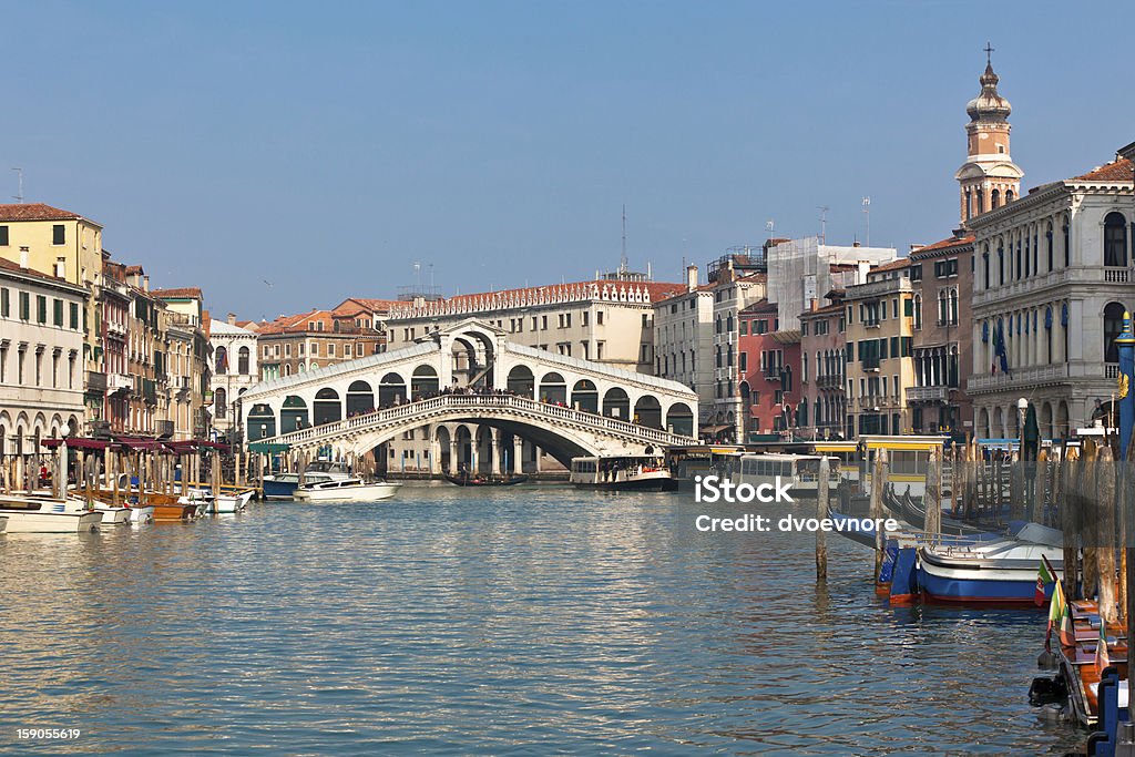 Ponte di Rialto a Venezia - Foto stock royalty-free di Acqua