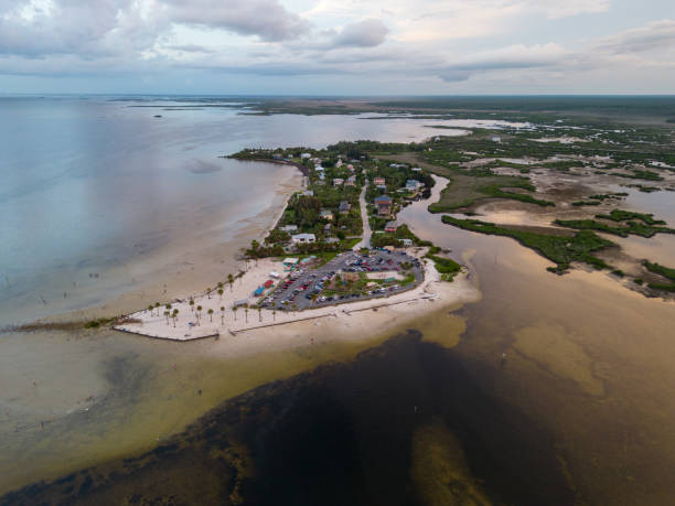 Low tide at Pine Island Park, Hernando County Spring Hill, Florida