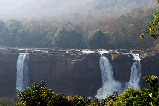 Athirapilly Falls, is situated in Athirapilly Panchayat in Chalakudy Taluk of Thrissur District in Kerala,