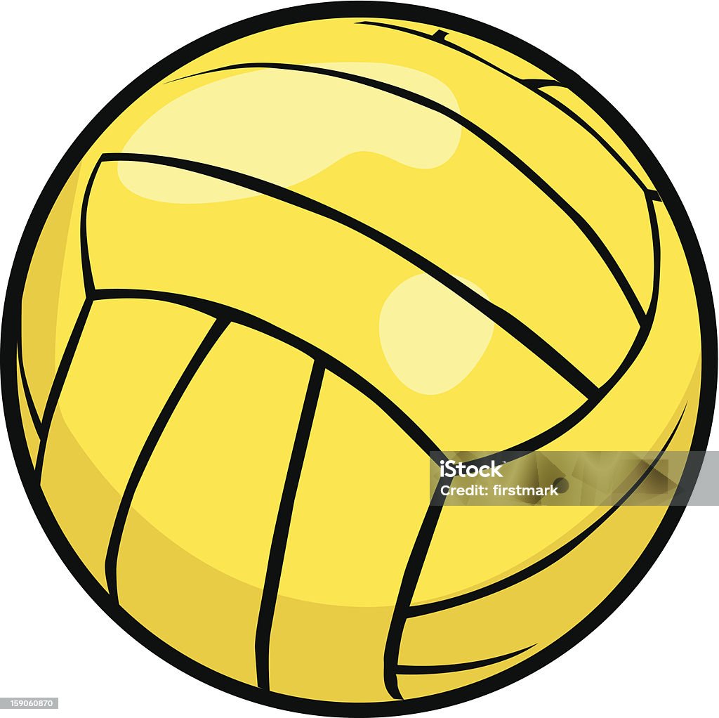Water Polo Ball Perfect symbol for a water polo team. Water polo ball. Could be used as a volleyball. Water Polo Ball stock vector