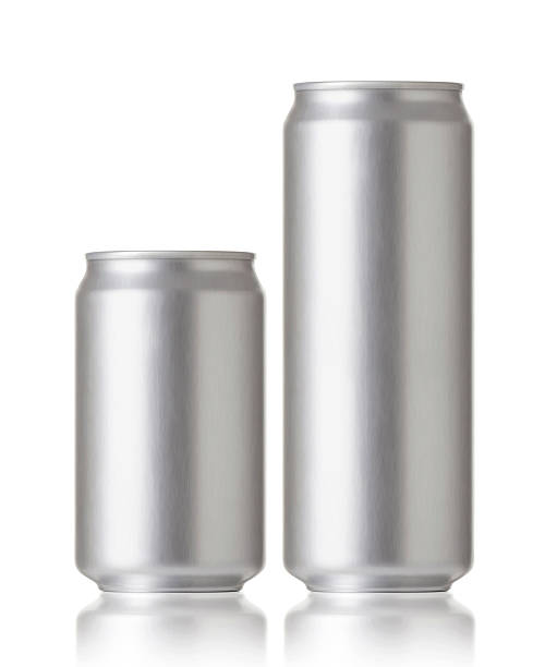 空白のアルミニウム缶、リアルな写真イメージ - can label blank packaging ストックフォトと画像
