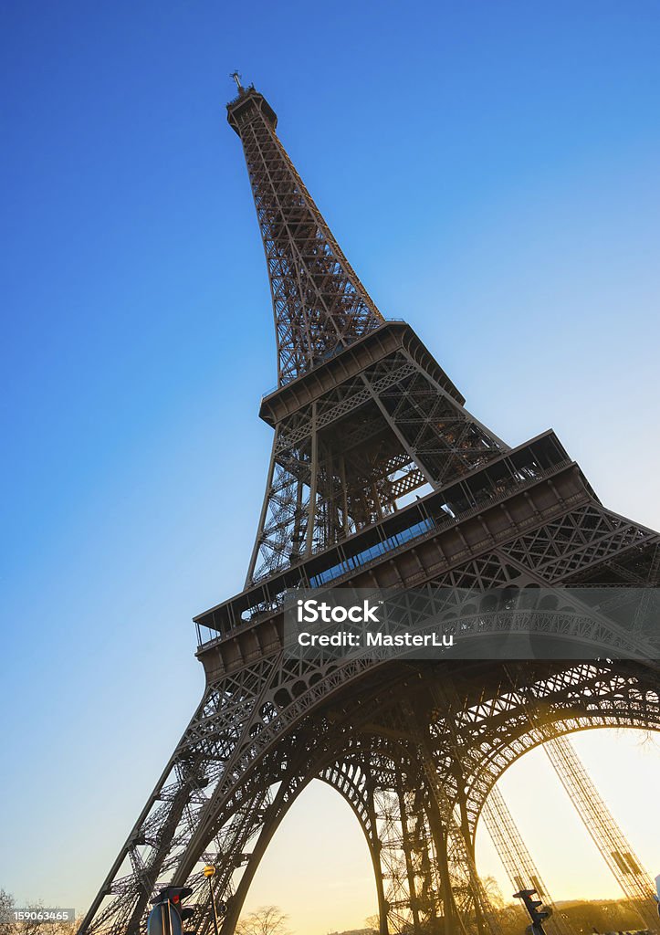 Torre Eiffel, Parigi. - Foto stock royalty-free di Ambientazione esterna