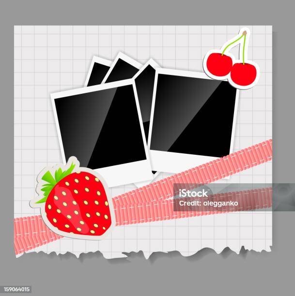 Éléments De Lalbum Avec Des Photos De Illustration Vectorielle Vecteurs