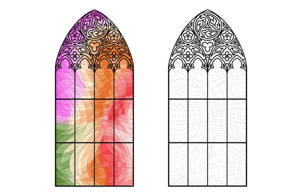 illustrazioni stock, clip art, cartoni animati e icone di tendenza di immagine carina a colori.. - arch rock