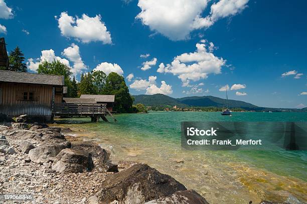 Foto de Lago Tegernsee Perto Da Cidade Rottachegern e mais fotos de stock de Lago Tegernsee - Lago Tegernsee, Tegernsee, Alemanha