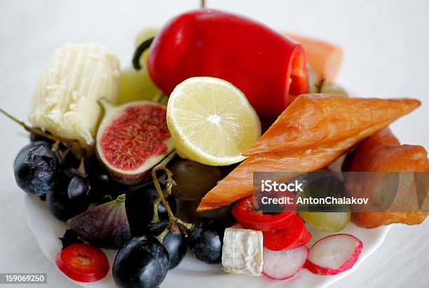 Fresh Food Ingredients Stock Photo - Download Image Now - Abundance, Berry Fruit, Cheese