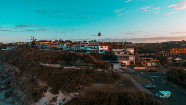 istock Sydney suburbs with ocean view, Northern beaches, Australia 1590694070