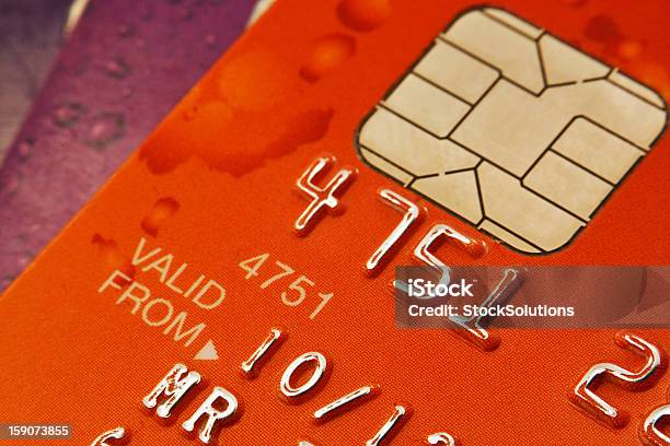 Chip And Pin Bank Cards Stock Photo - Download Image Now - Close-up, Computer Chip, Convenience