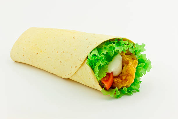 istock chicken strips wrapped in a tortilla 159079784