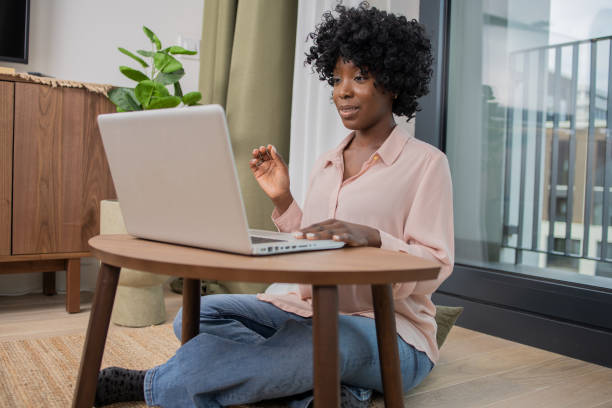 istock Woman working from home 1590811888