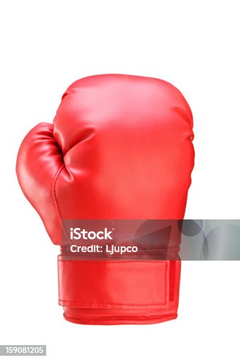 istock Studio shot of a red boxing glove 159081205