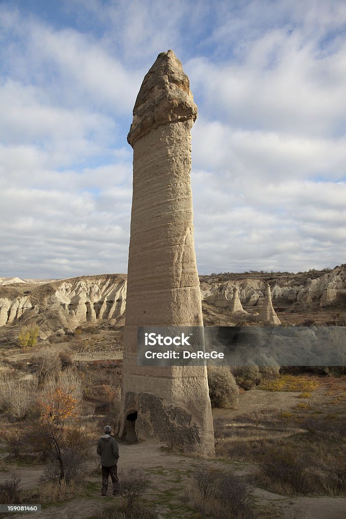 Famosa in Turchia Cappadocia cave city - Foto stock royalty-free di Anatolia