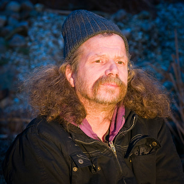 lonesome man in the evening