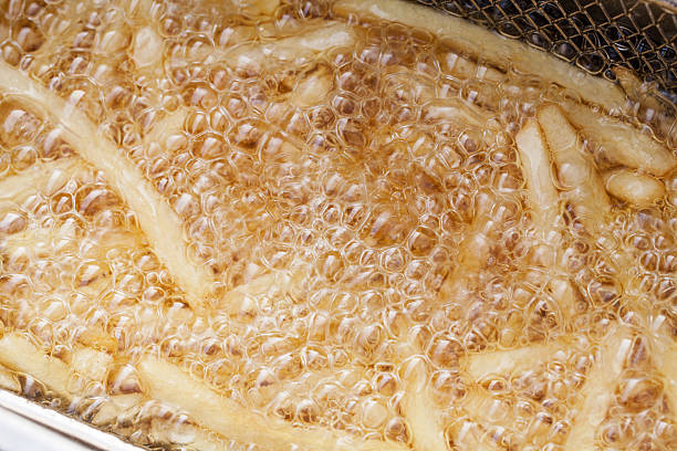 French fries stock photo