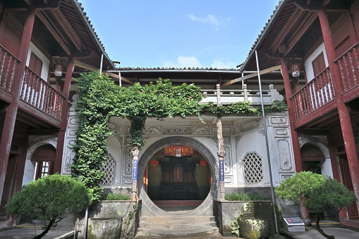 Ming and Qing ancient architectural blocks in Sanfang Qixiang, Fuzhou, China