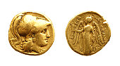 Ancient greek gold coin