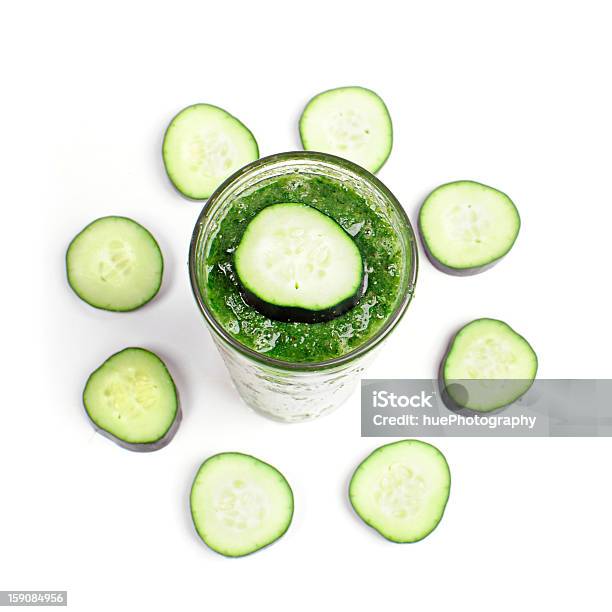 Cucumber Smoothie Stock Photo - Download Image Now - Blended Drink, Color Image, Cucumber