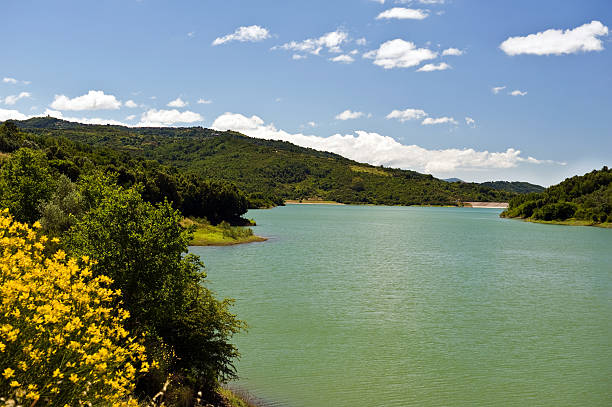 dam Alento en Cilento - foto de stock