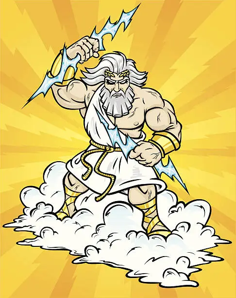 Vector illustration of zeus