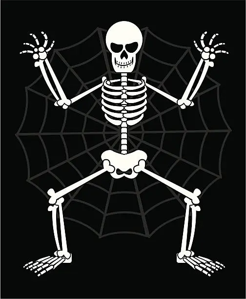 Vector illustration of skeleton