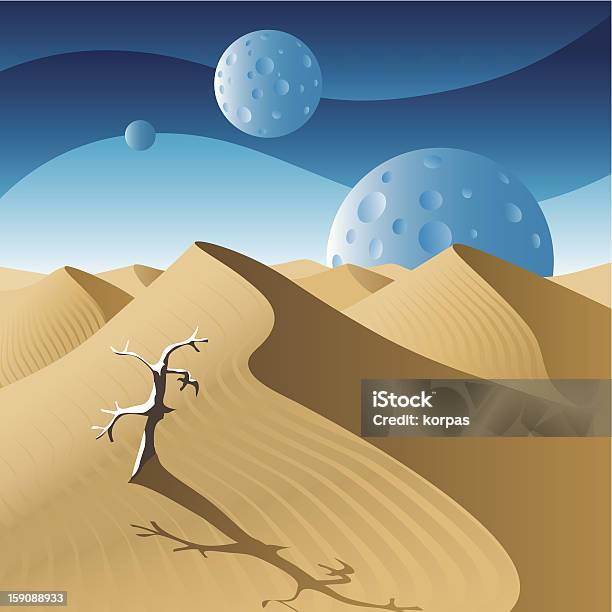 Дюны Орегона — стоковая векторная графика и другие изображения на тему Песчаная дюна - Песчаная дюна, Планета, Без людей