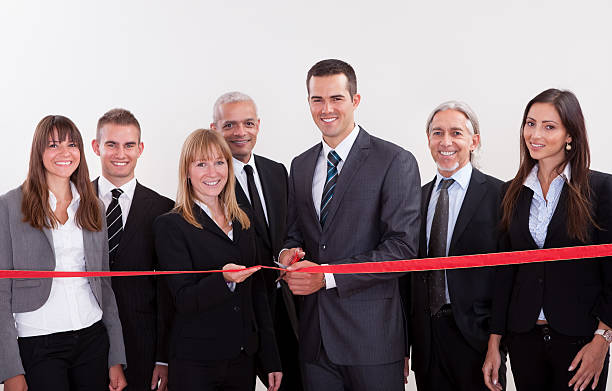 istock Management about to cut the red ribbon 159091168