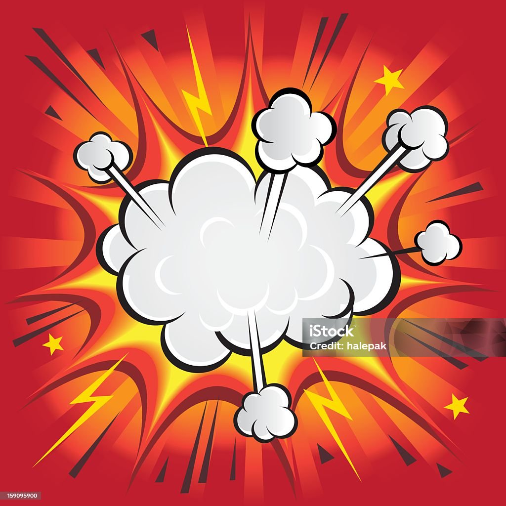 Red Explodion Red Explosion Stock Illustration - Download Image Now - Exploding ...