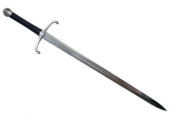 Medieval sword stock photo