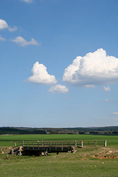 Australian Country Scene stock photo