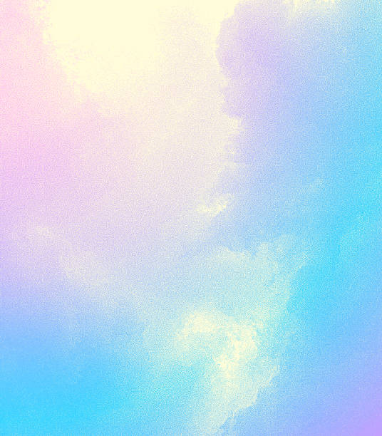 Stipple illustration of storm clouds background