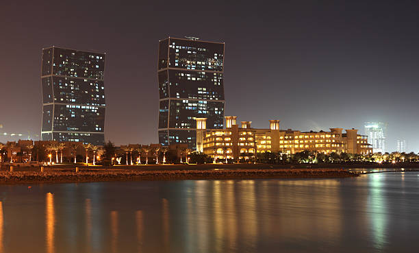 istock Zig Zag towers in Doha, Qatar 159103728
