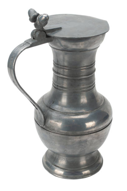 istock Antique pewter water jug 1591050443