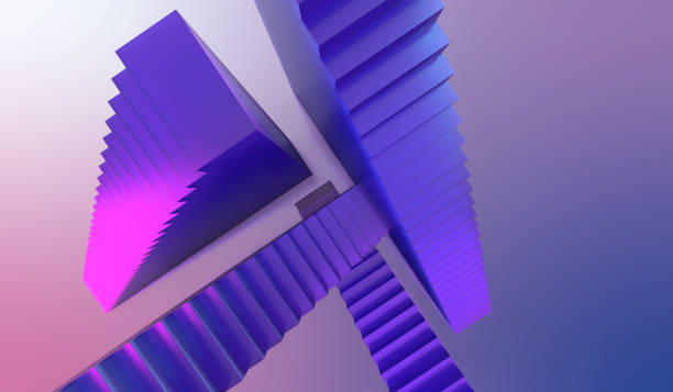 istock 3D illustration of a labyrinth with many stairs 1591058807