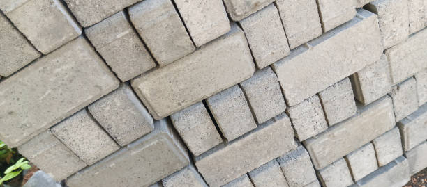 istock The texture of adobe building materials, paving blocks 1591104800