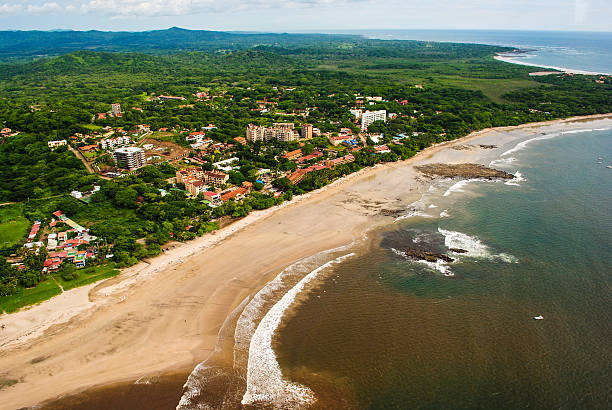 Beachfront Resort are in Costa Rica stock photo