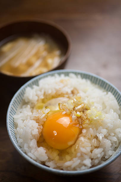 istock Japanese breakfast Tamago kake gohan (egg rice) 159114807