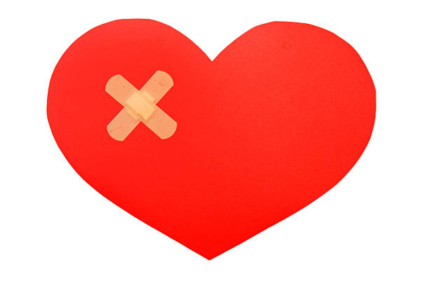 istock Plasters and paper heart 159116960