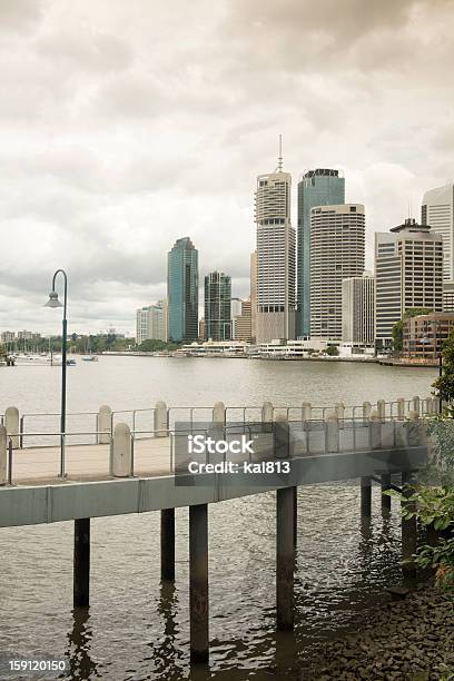 Fiume Brisbane Città - Fotografie stock e altre immagini di Brisbane - Brisbane, Città, Alba - Crepuscolo